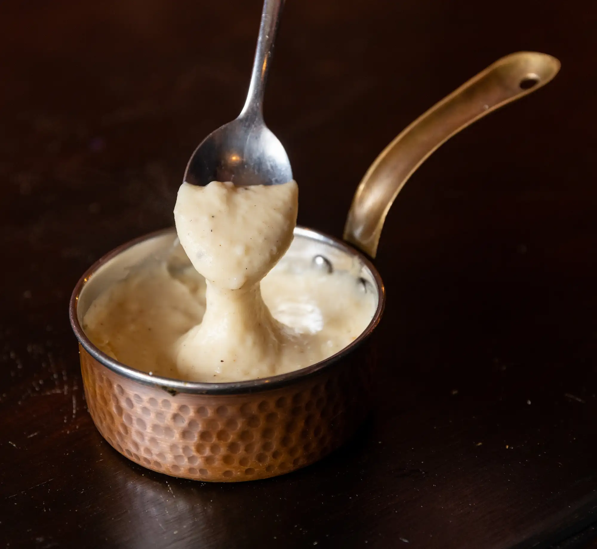 Purée de pomme de terre à la truffe noire