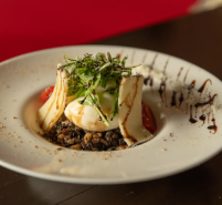 Burrata à la truffe noire