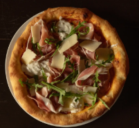 Pizza del Papa au jambon de Parme