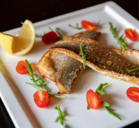 Filet de loup grillé