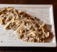 Emincé de poulet aux champignons