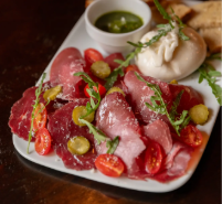 Planche Burratina et brésaola