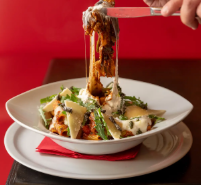 Rigatoni à la burrata