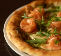 Pizzetta créme de basilic