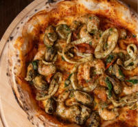 Pizzetta fruits de mer