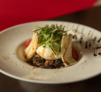 Burratina à la truffe noire