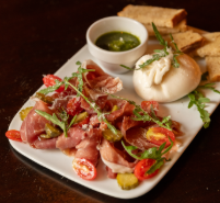 Planche burrtina jambon de parme